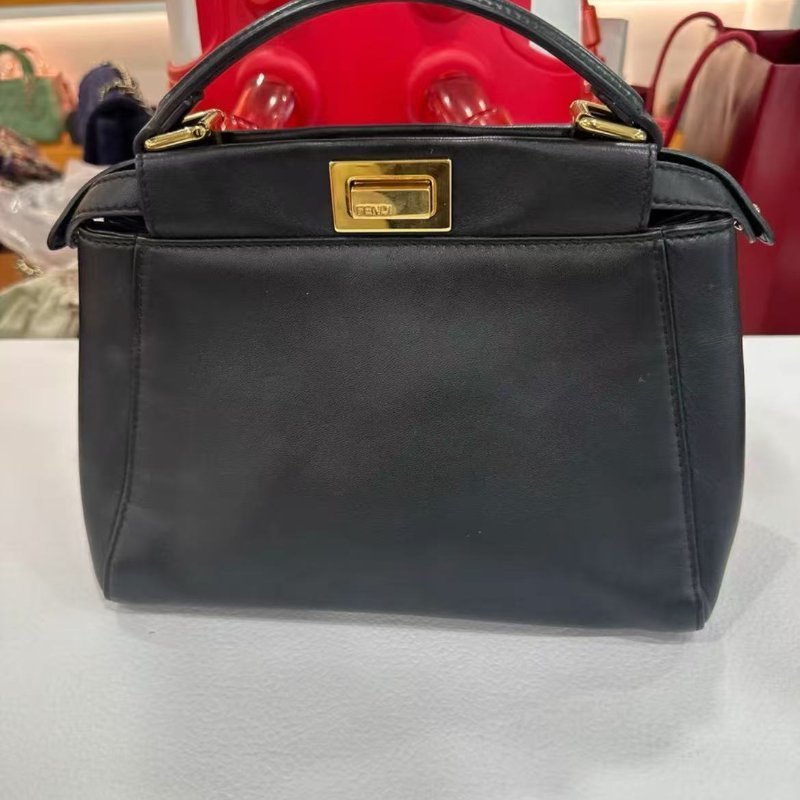 Fendi peekaboo小號 23*14*10 98新 配件塵袋-4