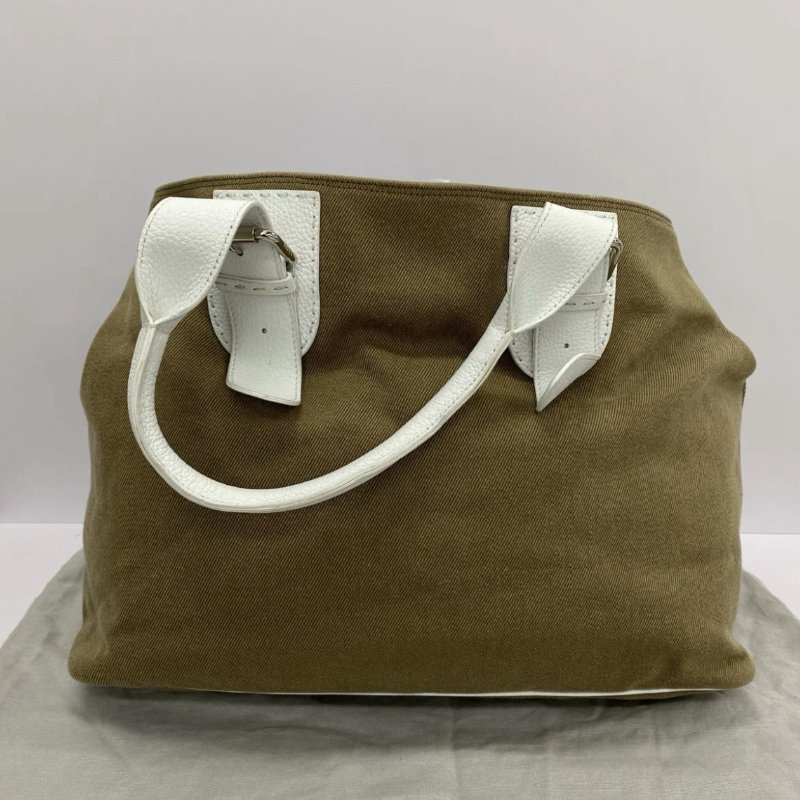FENDI 卡其色沙灘子母手提肩背托特包 42*32*14 98新配件塵袋-5