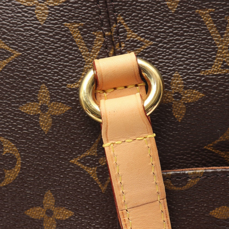LOUIS VUITTON Totally MM 單肩包 M56689 Monogram 帆布皮革 棕色-8