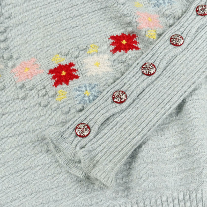 CHANEL 針織毛衣套頭衫 P52066K06714 羊絨藍色多色 #36 二手女款-10