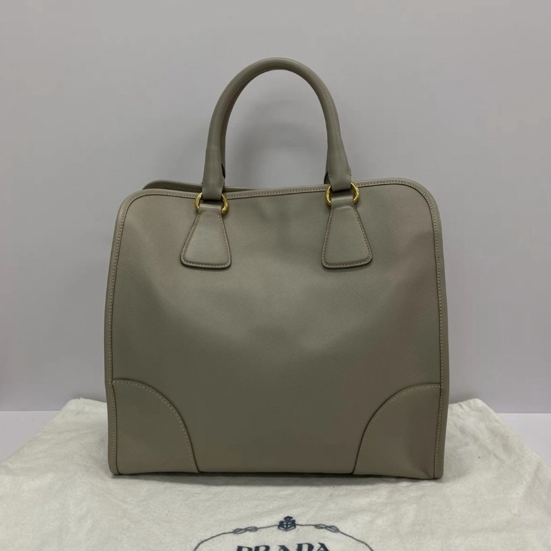 PRADA 中古十字牛皮手提肩背斜背包 32.5*29.5*16 98新配件塵袋保卡-5