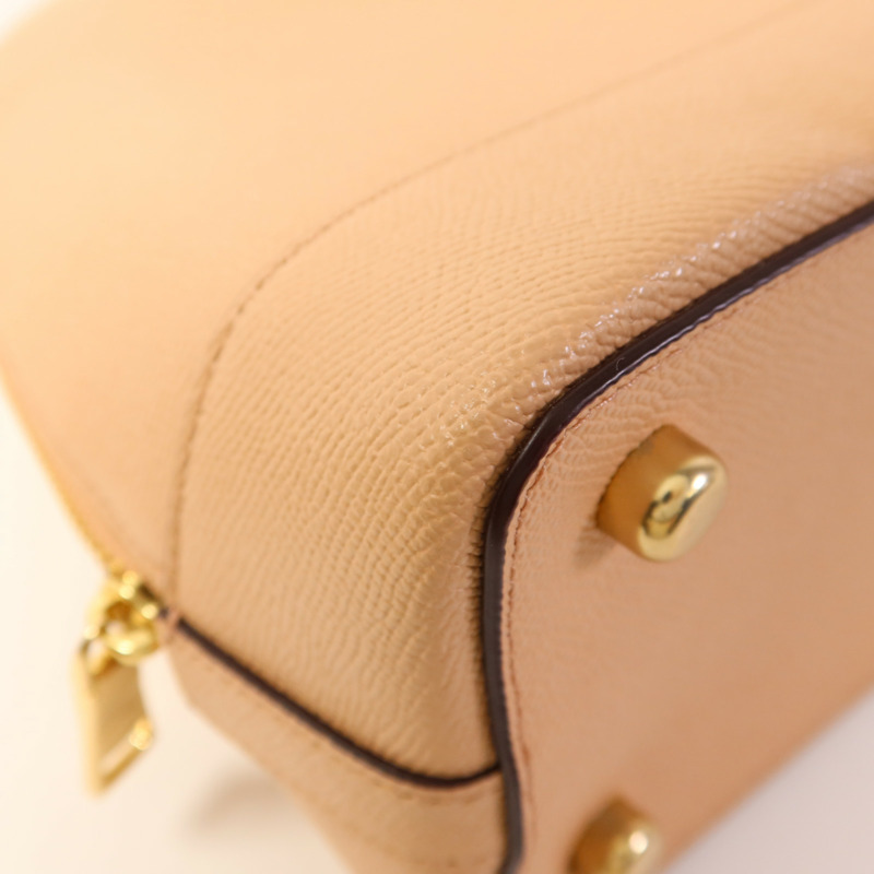 COACH 牛皮皮革2 Way Shoulder Bag金扣手挽肩背兩用袋-13