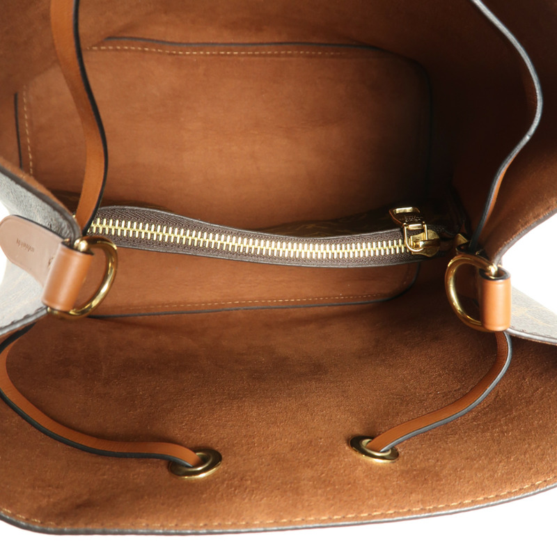 LOUIS VUITTON Monogram Neo Noe MM金扣肩背袋-4