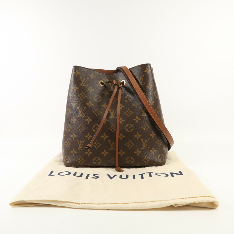 LOUIS VUITTON Monogram Neo Noe MM金扣肩背袋-8