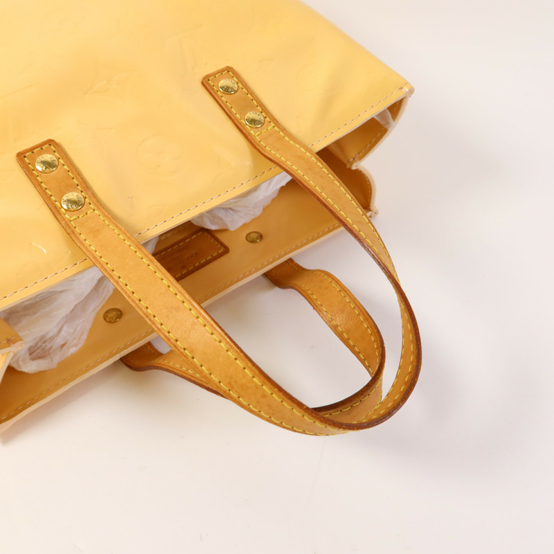 LOUIS VUITTON Vernis Reade PM金扣手挽袋-4