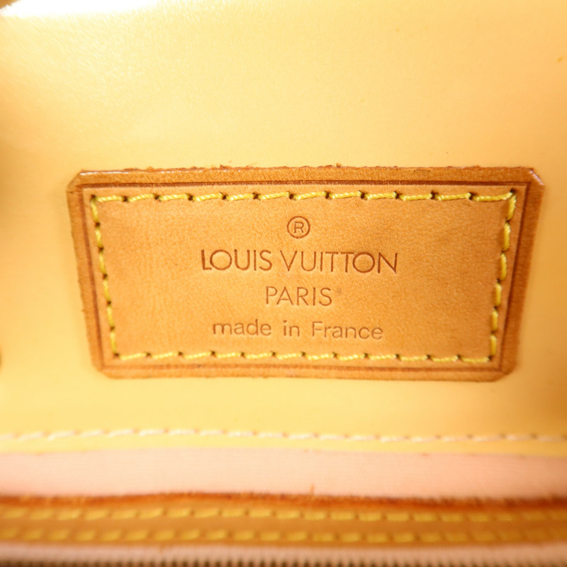 LOUIS VUITTON Vernis Reade PM金扣手挽袋-6