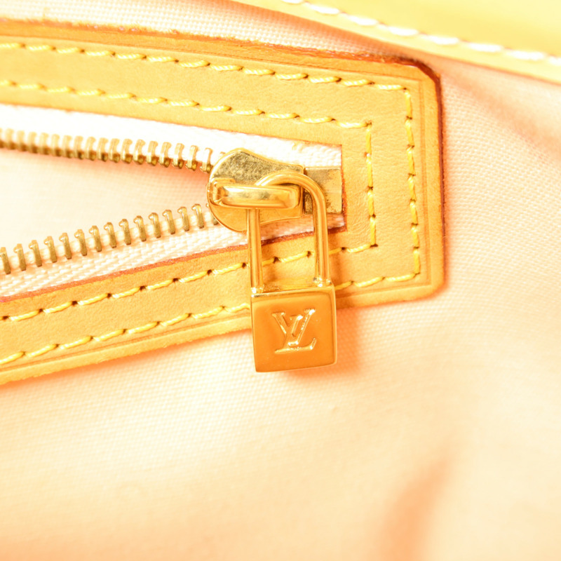 LOUIS VUITTON Vernis Reade PM金扣手挽袋-8