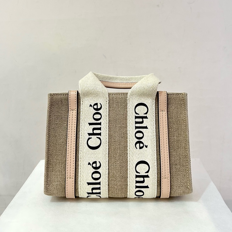 CHLOE粉邊Woody Mini二用包-0