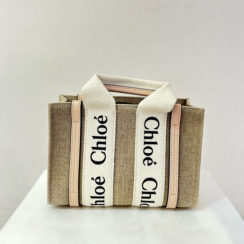 CHLOE粉邊Woody Mini二用包-2