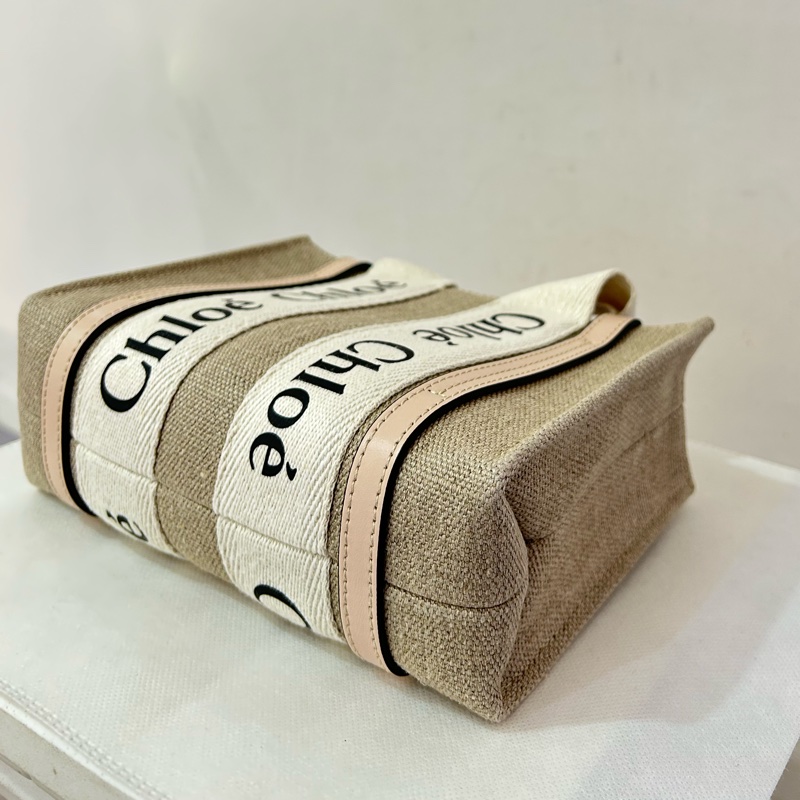 CHLOE粉邊Woody Mini二用包-3