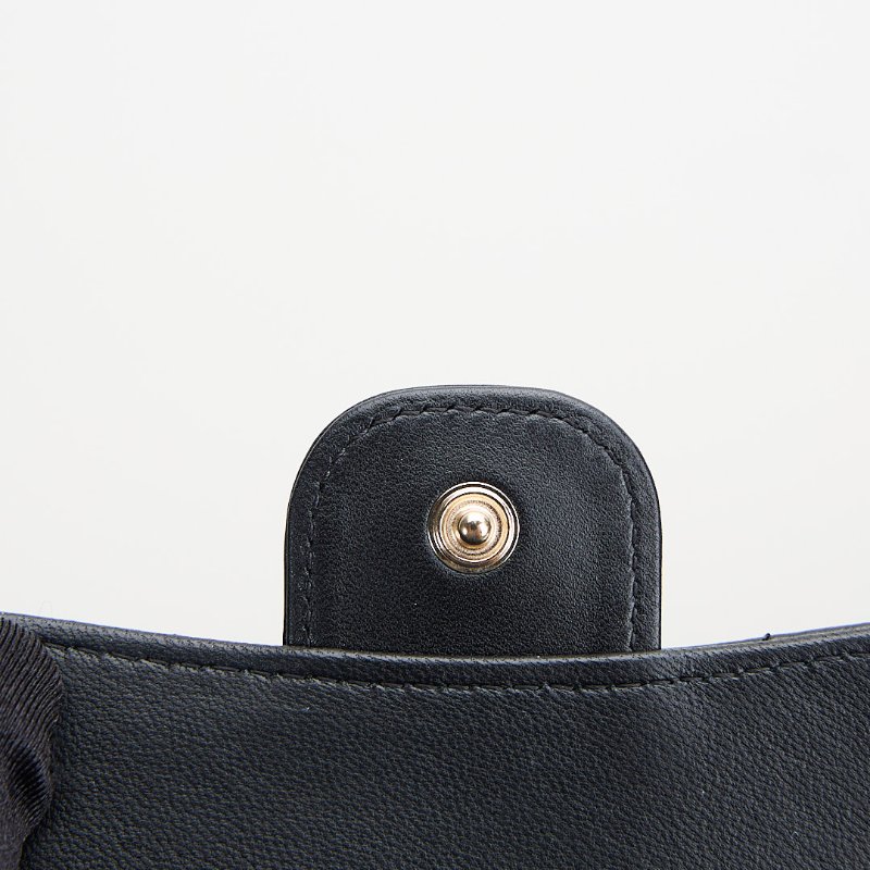 二手Chanel cf三折卡包/黑金羊 芯片款-17