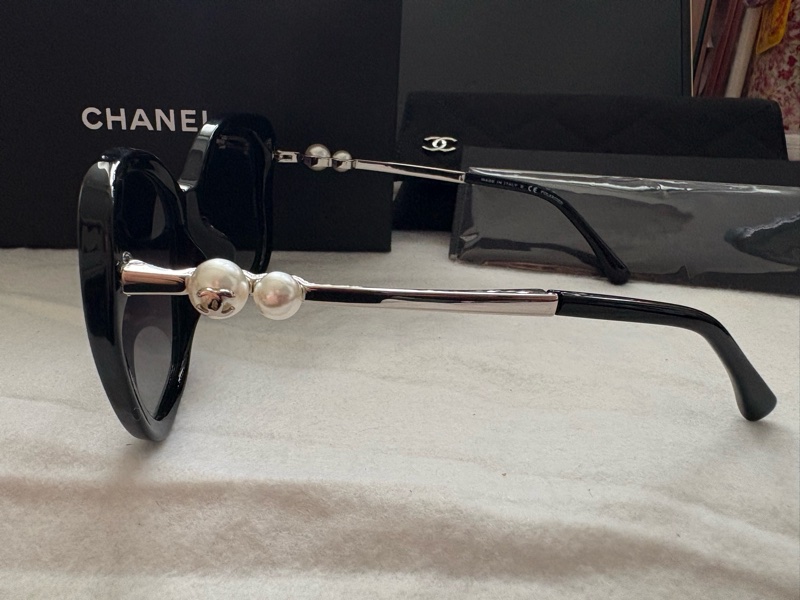 CHANEL香奈兒CH5427H珍珠造型偏光墨鏡-9