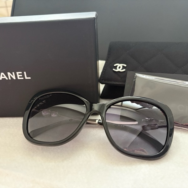 CHANEL香奈兒CH5427H珍珠造型偏光墨鏡-11