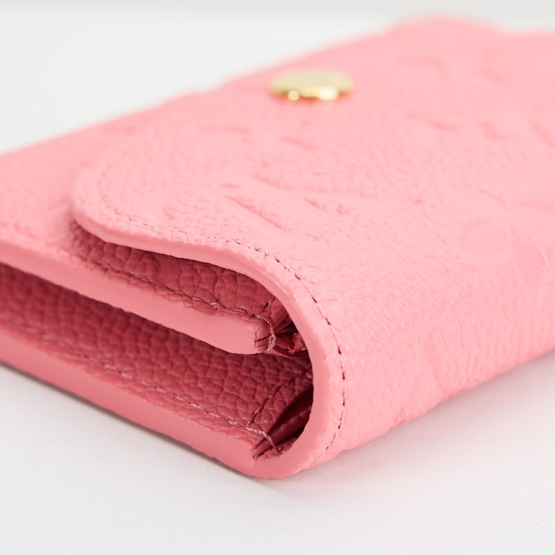 二手Lv Rosalie 零錢包/粉色金釦 晶片款-7