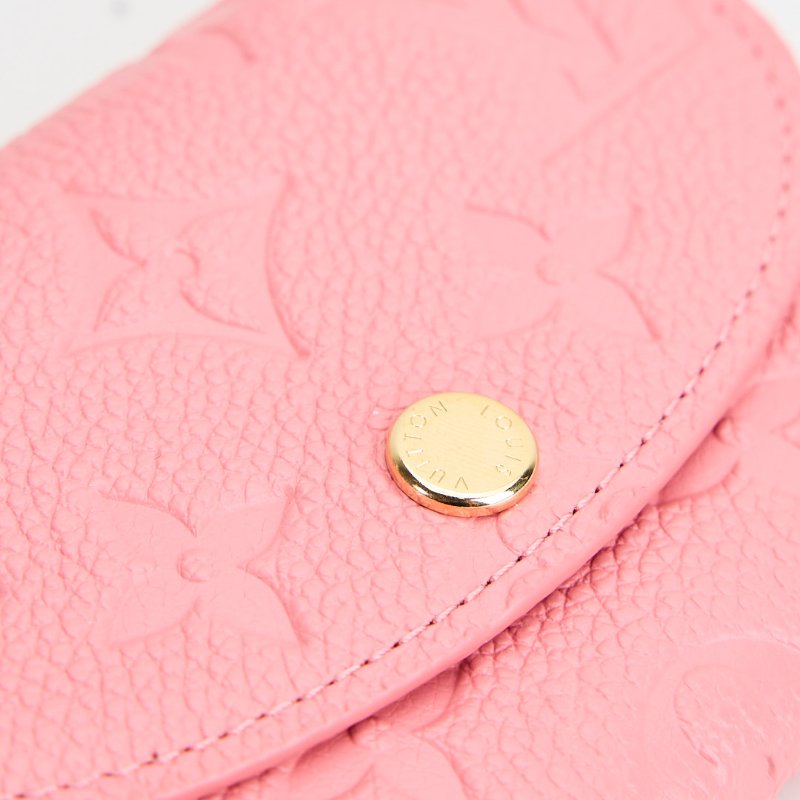 二手Lv Rosalie 零錢包/粉色金釦 晶片款-9