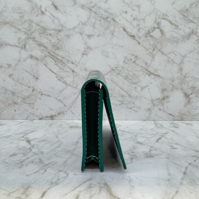 GOYARD 經典滿版L0G0卡夾/綠-2