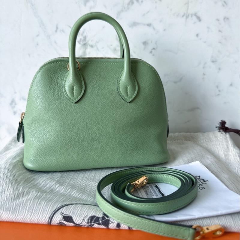 Hermes Mini bolide 牛油果綠-0