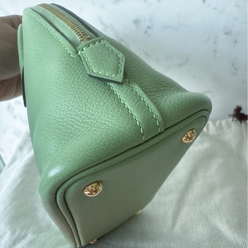 Hermes Mini bolide 牛油果綠-6