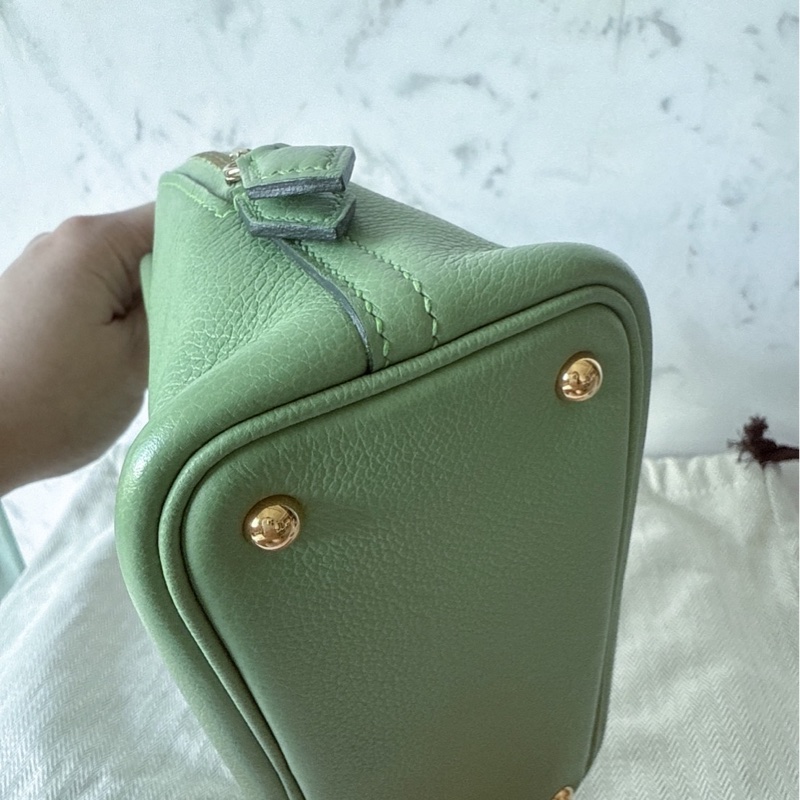 Hermes Mini bolide 牛油果綠-7