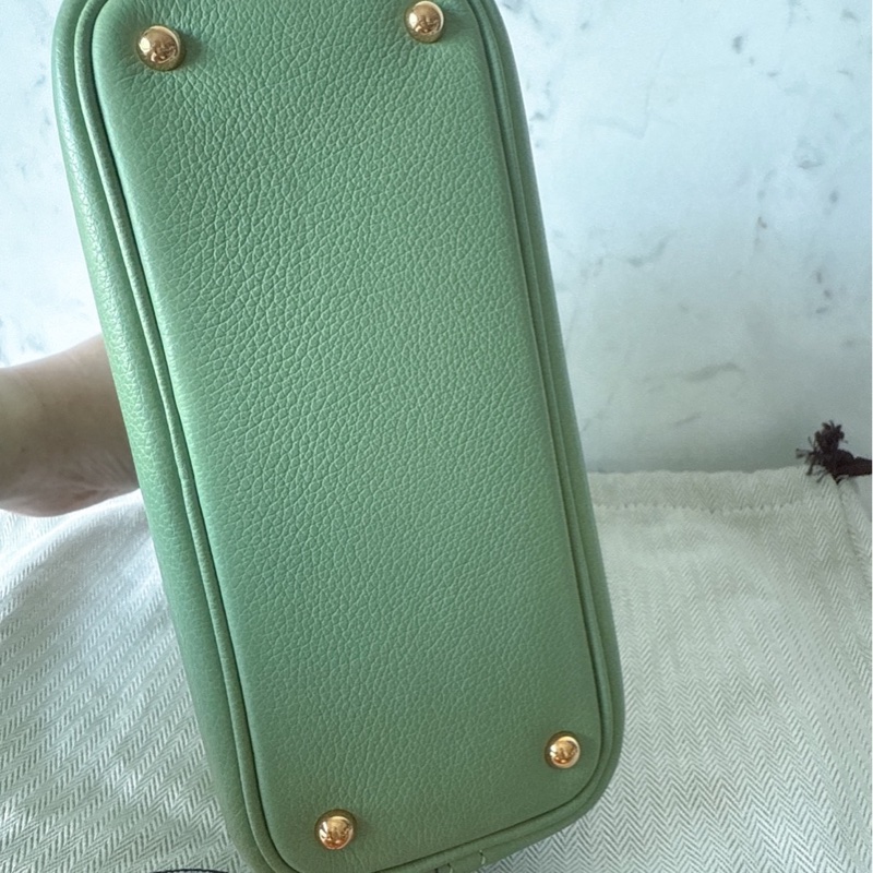 Hermes Mini bolide 牛油果綠-8