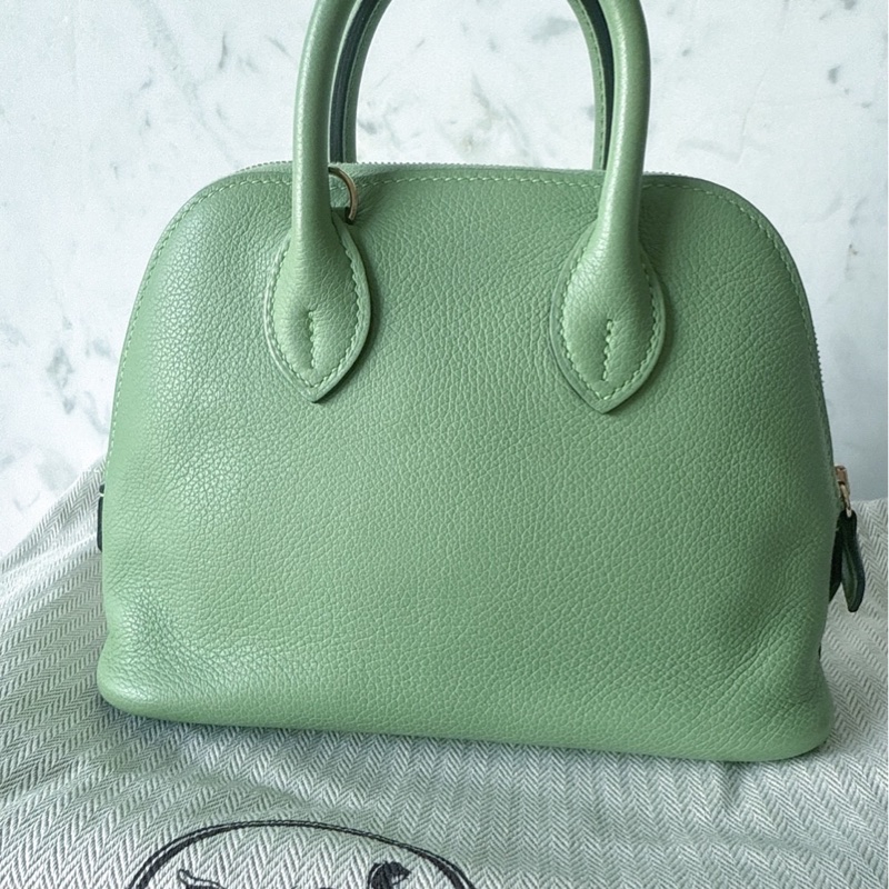 Hermes Mini bolide 牛油果綠-10