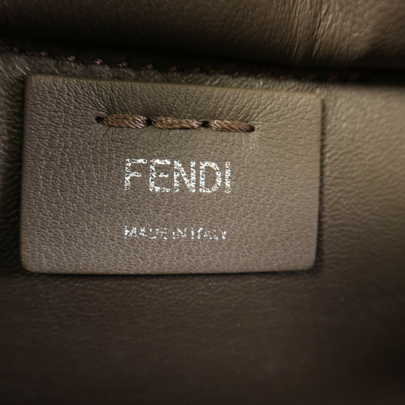 FENDI 牛皮皮革3 Jours銀扣手挽肩背兩用袋-6