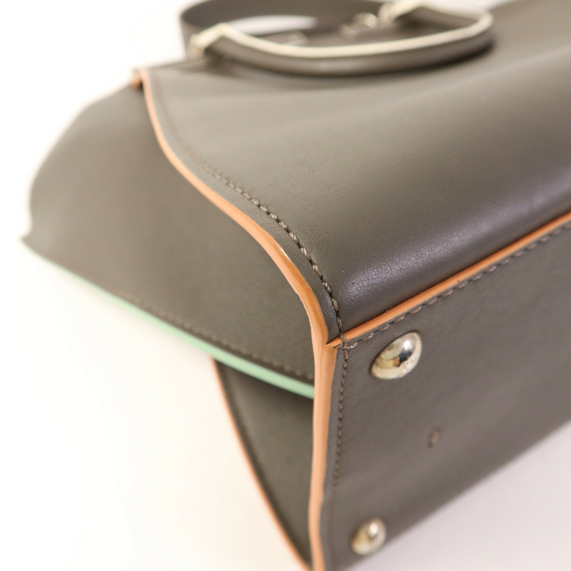 FENDI 牛皮皮革3 Jours銀扣手挽肩背兩用袋-14