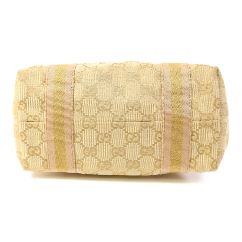 GUCCI 帆布Hand Bag金扣手挽袋-3