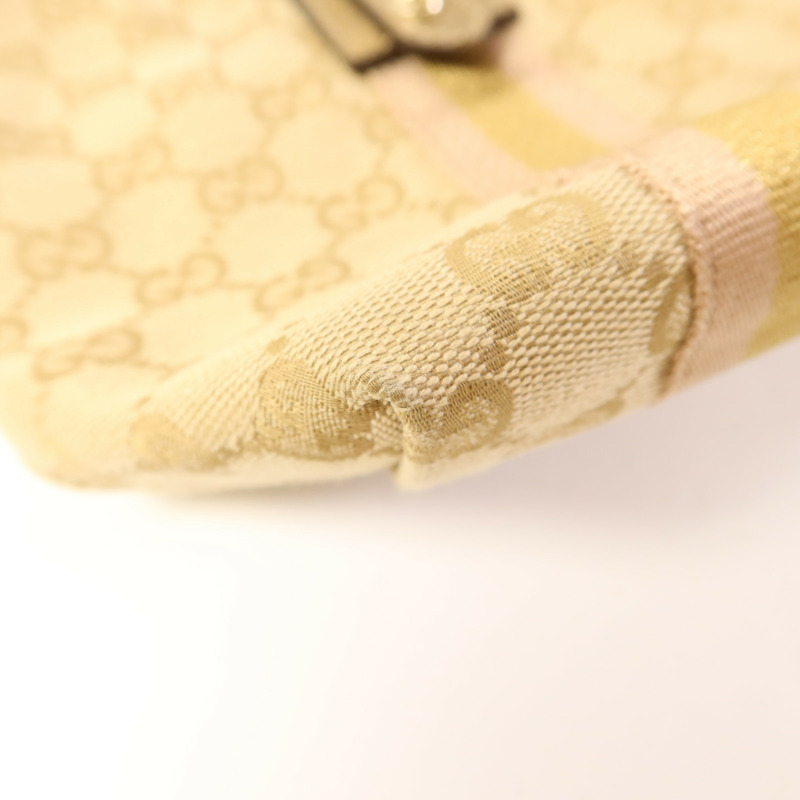 GUCCI 帆布Hand Bag金扣手挽袋-10