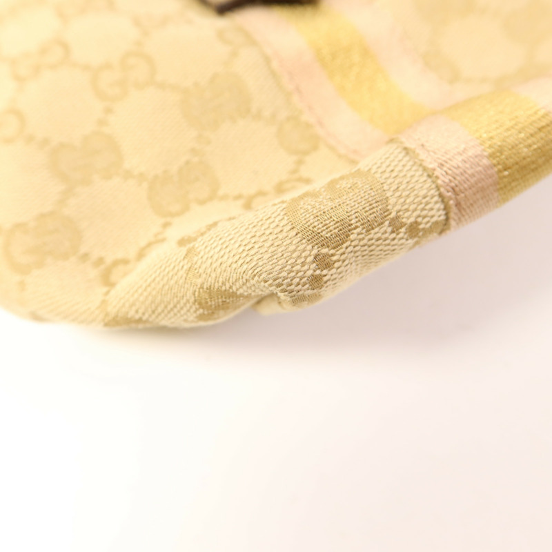 GUCCI 帆布Hand Bag金扣手挽袋-12