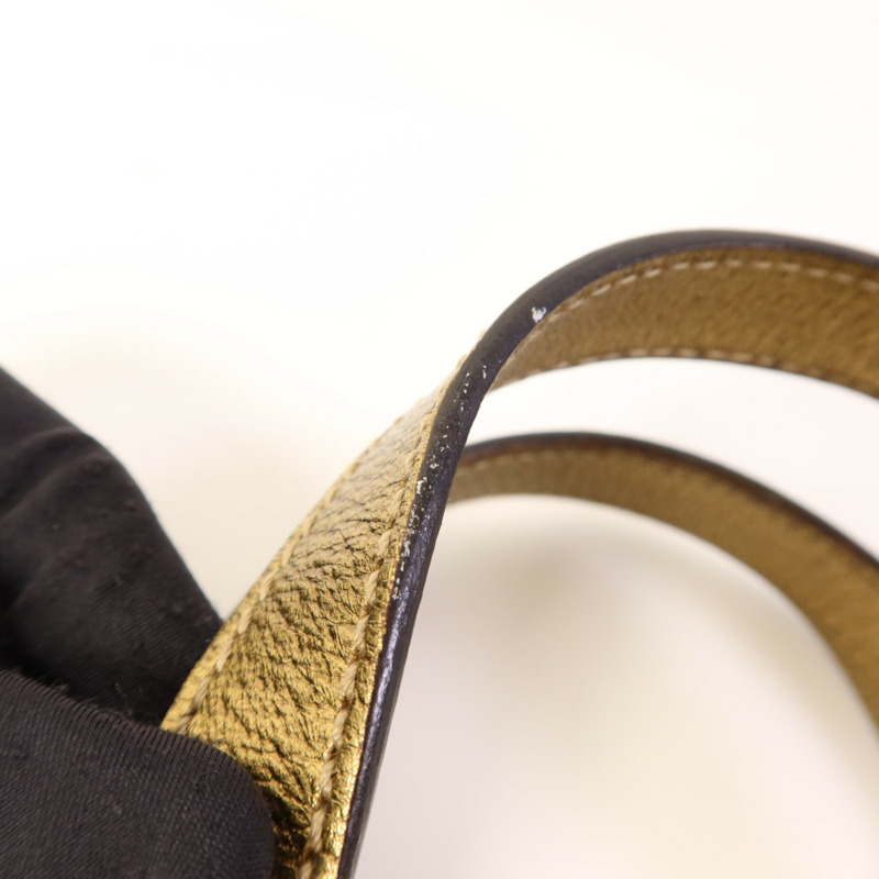 GUCCI 帆布Hand Bag金扣手挽袋-15