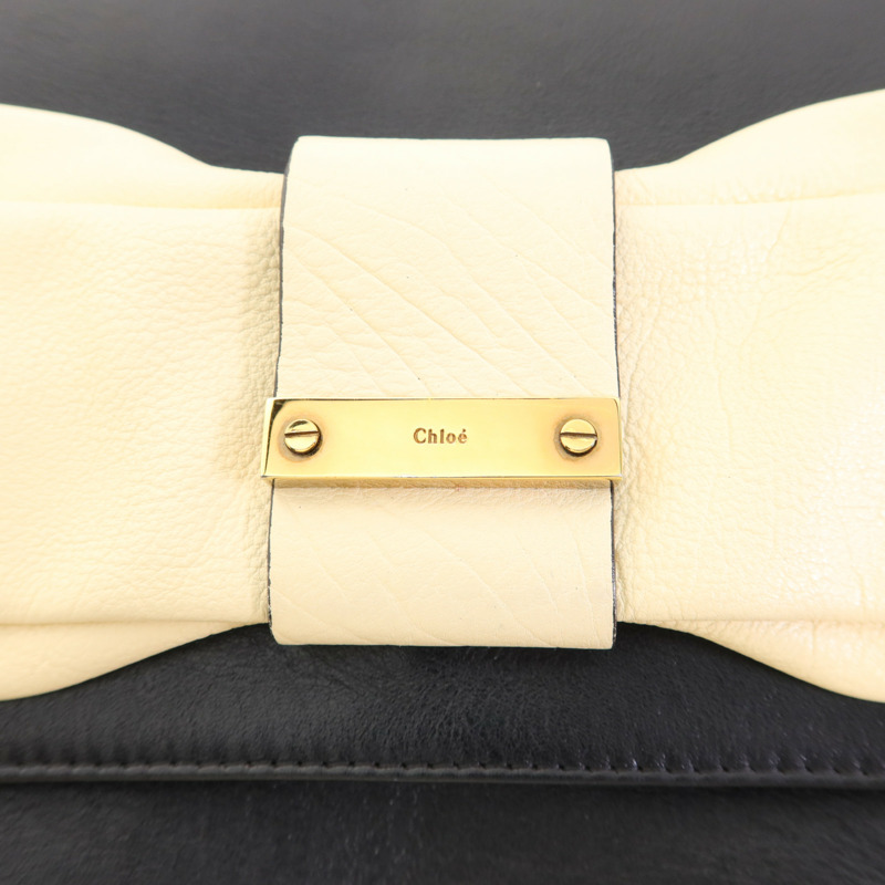 Chloe 牛皮皮革Shoulder Bag金扣鏈帶肩背袋-8