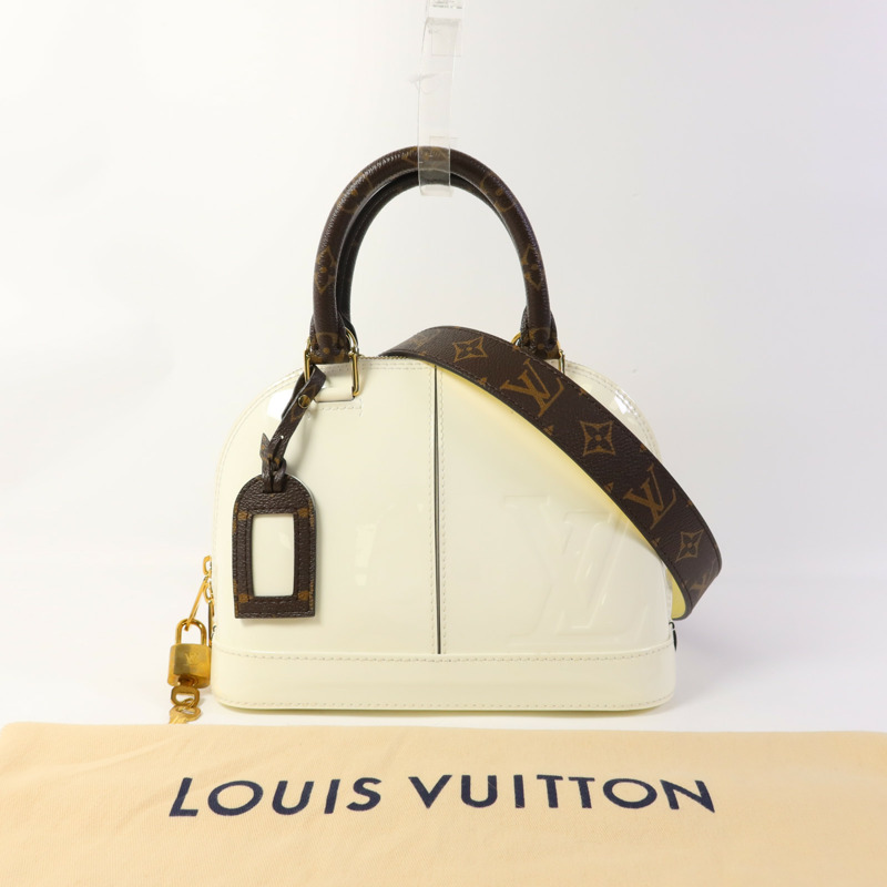 LOUIS VUITTON Vernis Alma BB金扣手挽肩背兩用袋-18