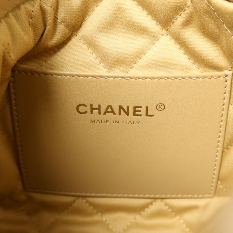 CHANEL 牛皮皮革Chanel 22 Mini鏈帶肩背袋-6