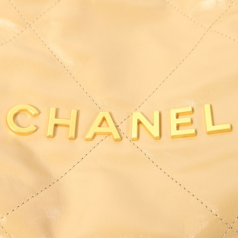 CHANEL 牛皮皮革Chanel 22 Mini鏈帶肩背袋-9