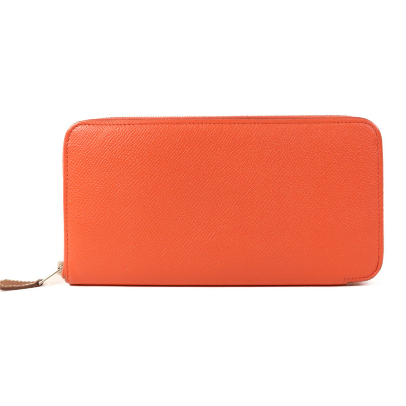 HERMES Epsom皮革Silk'In Long Wallet銀扣長錢包Rose Jaipur-1