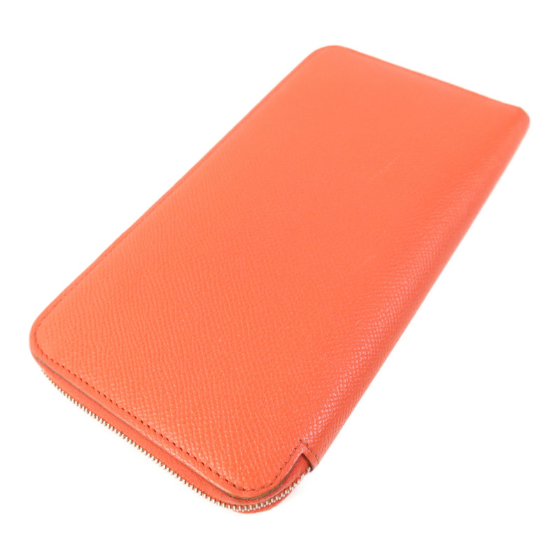 HERMES Epsom皮革Silk'In Long Wallet銀扣長錢包Rose Jaipur-2