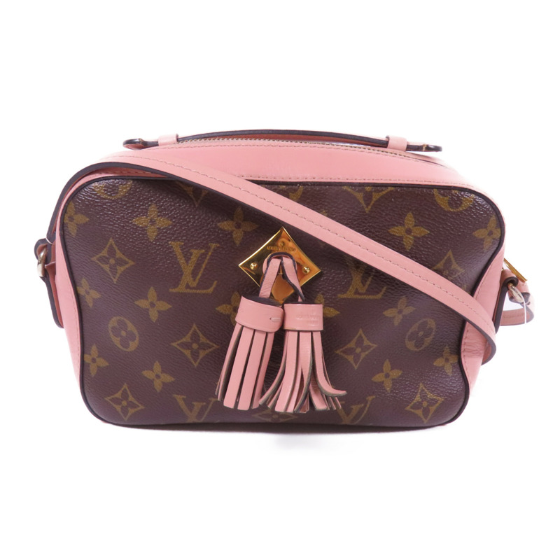 LOUIS VUITTON Monogram Saintonge金扣手挽肩背兩用袋-0