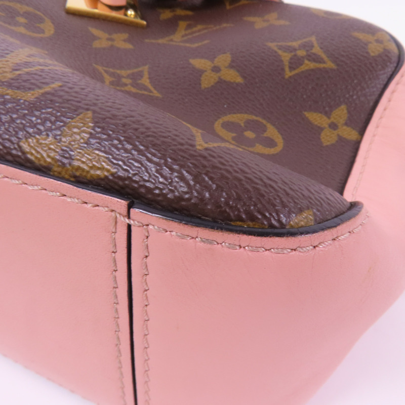 LOUIS VUITTON Monogram Saintonge金扣手挽肩背兩用袋-6