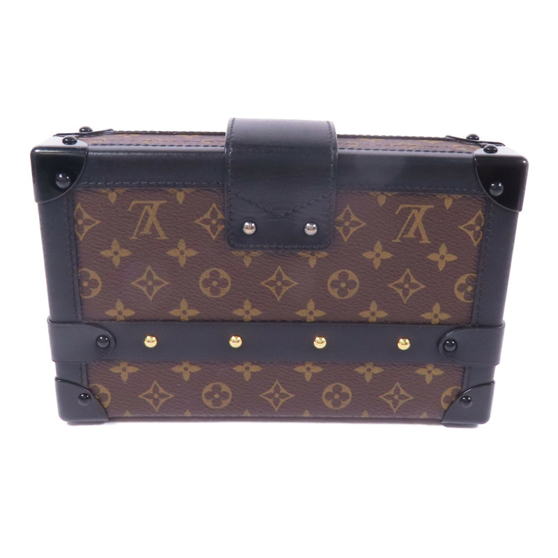 LOUIS VUITTON Monogram Petite Malle金扣肩背袋-1