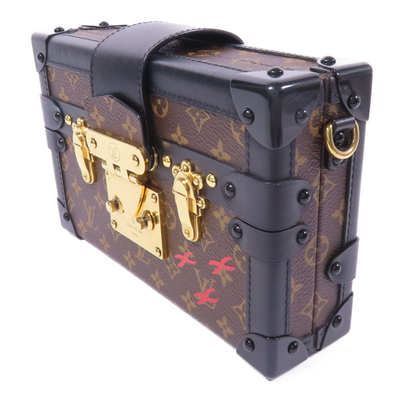 LOUIS VUITTON Monogram Petite Malle金扣肩背袋-2