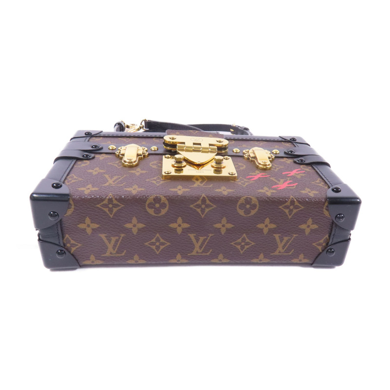 LOUIS VUITTON Monogram Petite Malle金扣肩背袋-3