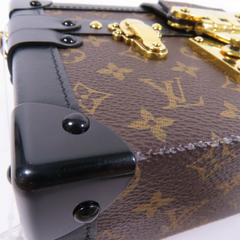 LOUIS VUITTON Monogram Petite Malle金扣肩背袋-5