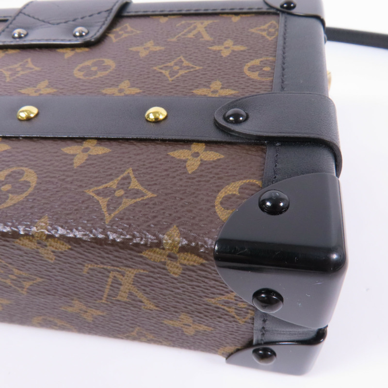 LOUIS VUITTON Monogram Petite Malle金扣肩背袋-7