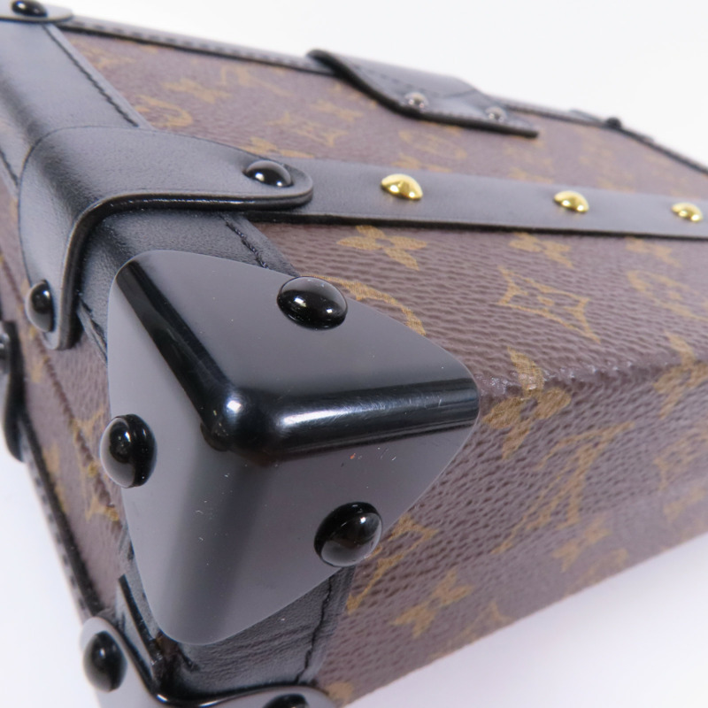 LOUIS VUITTON Monogram Petite Malle金扣肩背袋-8