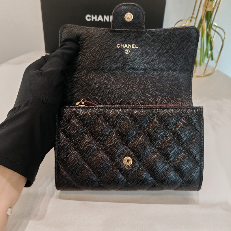 Chanel medium flap wallet-20