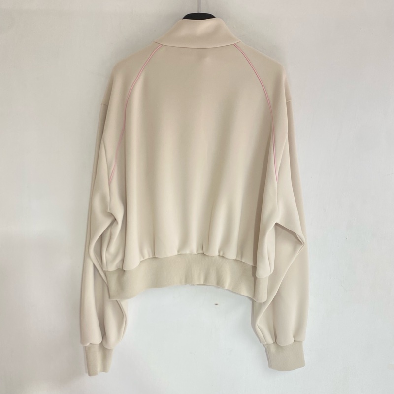 促銷品 WE11DONE 女款 運動外套OS版 淺米色/黑色-2