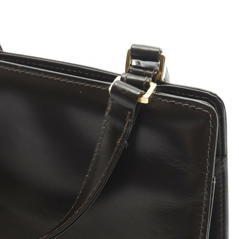 FENDI 手提包 0916432001 皮革 棕色 二手 女士-6