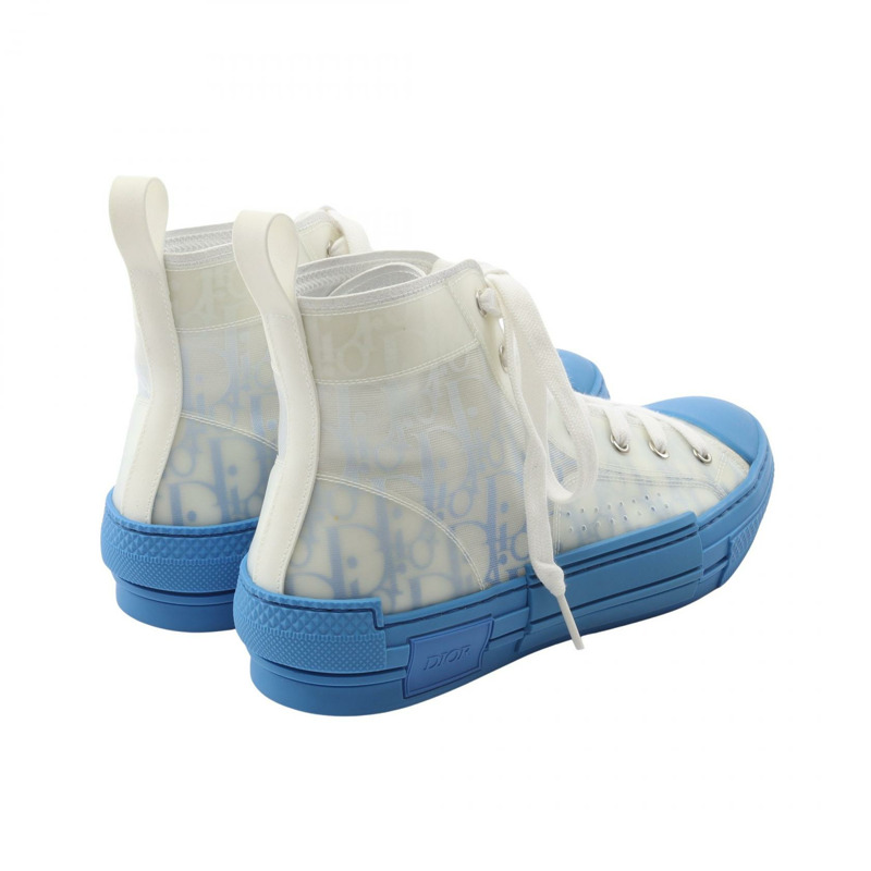 Christian Dior B23 Oblique 運動鞋 橡膠布料 白色藍色 #40 二手男款-1