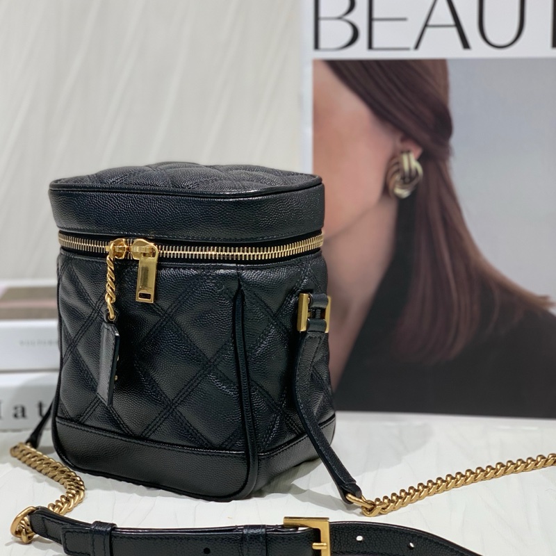 🍁YSL聖羅蘭黑色mini盒子斜挎包 尺寸17*14.5-1